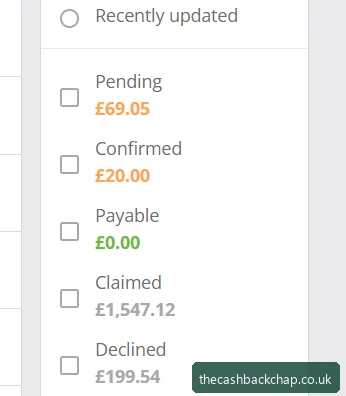 £199.54 'declined' — mostly duplicates being cleaned up